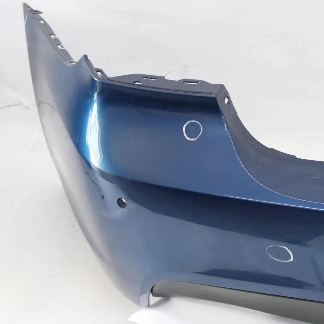 Bumper PDC Le Mans Blau Blue Metallic - 381 to BMW E90 M Sport Rear with Part number 0033541 BMW E90 M Sport Rear Bumper PDC Le Mans Blau Blue Metallic - 381 - SKU 0033541-LMB4 - Part number 0033541