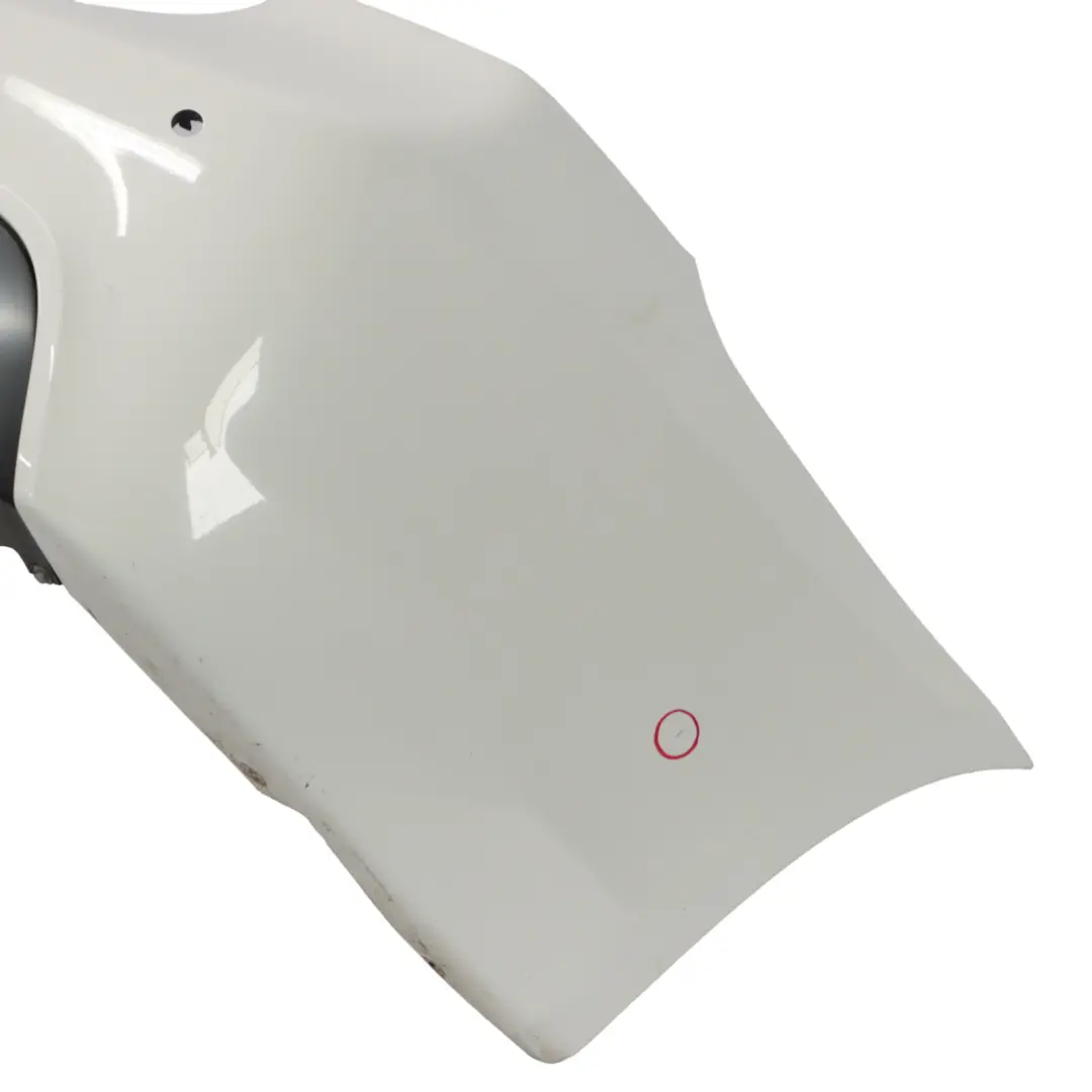 BMW E91 Touring M Sport Rear Bumper Trim Panel Alpinweiss 3 White - 300 - SKU 0033543-AW - Part number 0033543