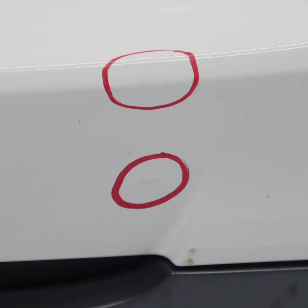 BMW E91 Touring M Sport Rear Bumper Trim Panel Alpinweiss 3 White - 300 - SKU 0033543-AW - Part number 0033543