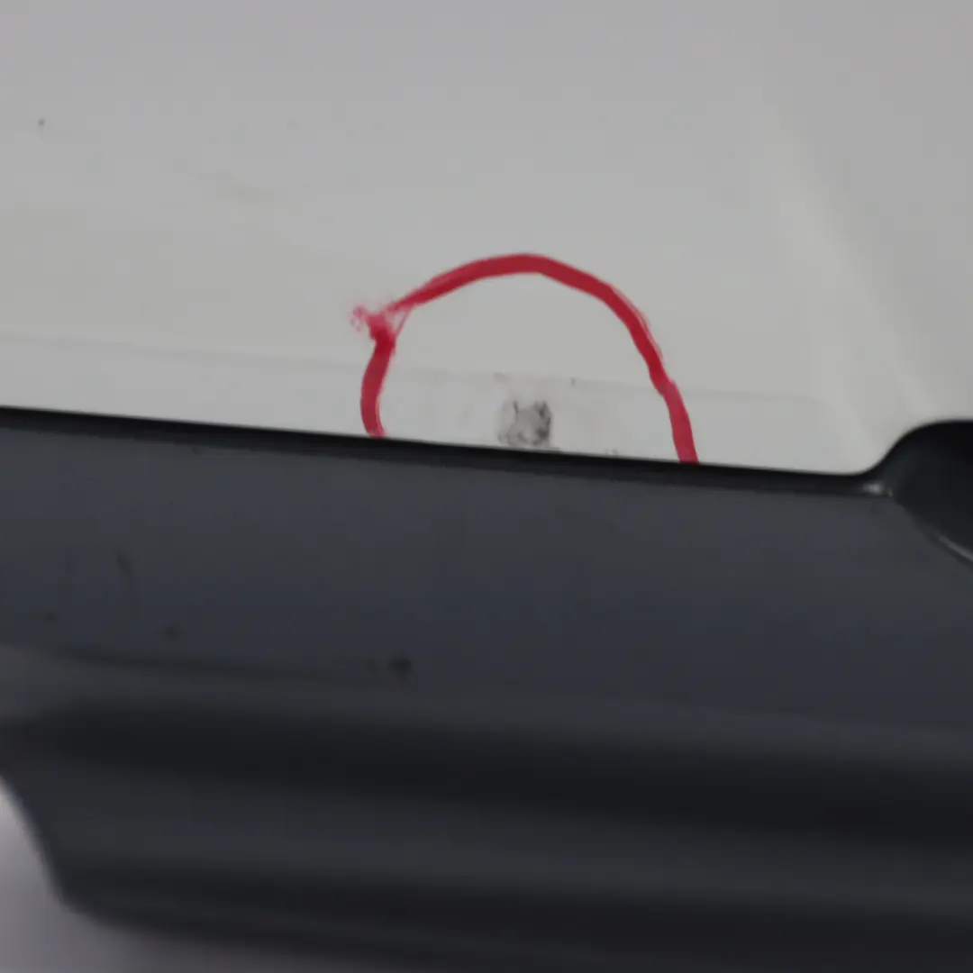 BMW E91 Touring M Sport Rear Bumper Trim Panel Alpinweiss 3 White - 300 - SKU 0033543-AW - Part number 0033543