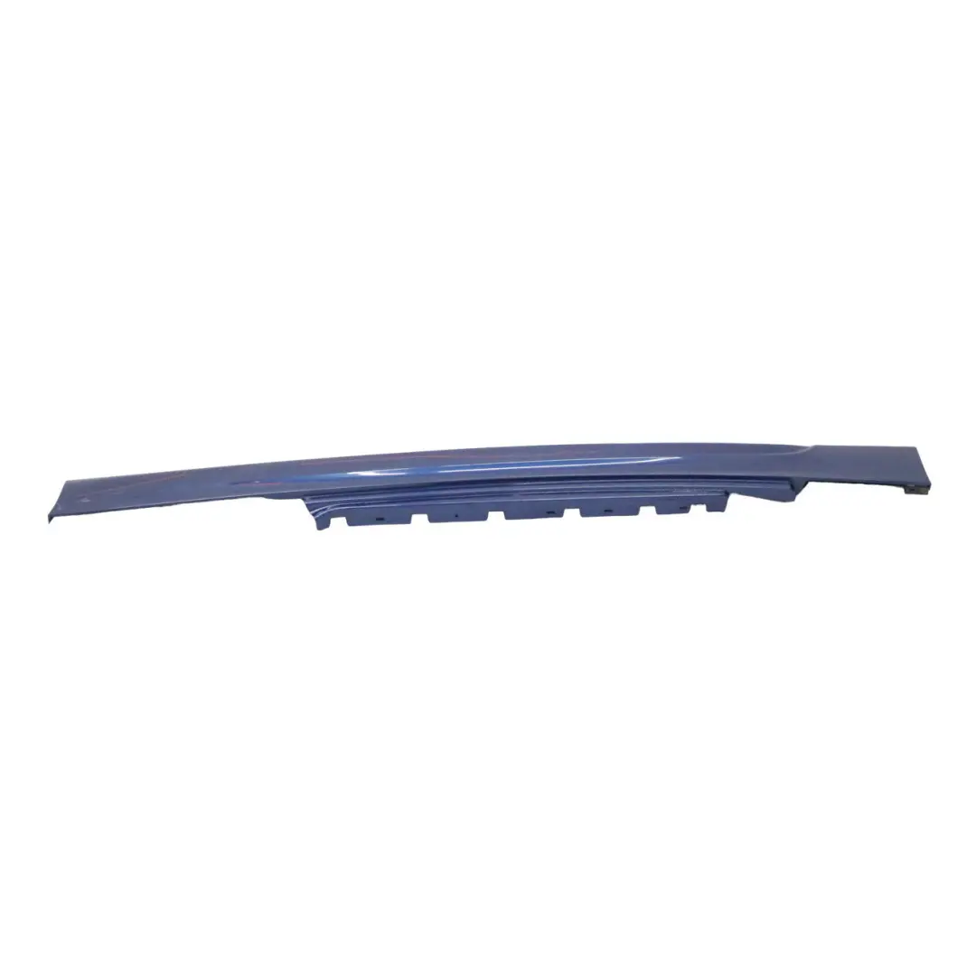 BMW E81 E82 E88 M Sport Listón de umbral Faldon Lateral Le Mans Azul - 381 - SKU 0034731-LMB - Número de pieza 0034731