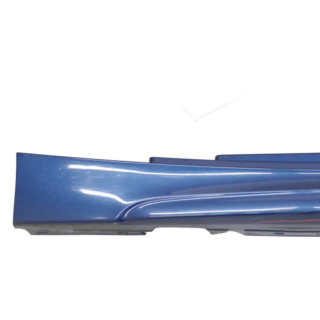 BMW 1 E81 E82 E88 M Sport Sill Strip Side Skirt Left N/S Le Mans Blue - 381 - SKU 0034731-LMB - Part number 0034731