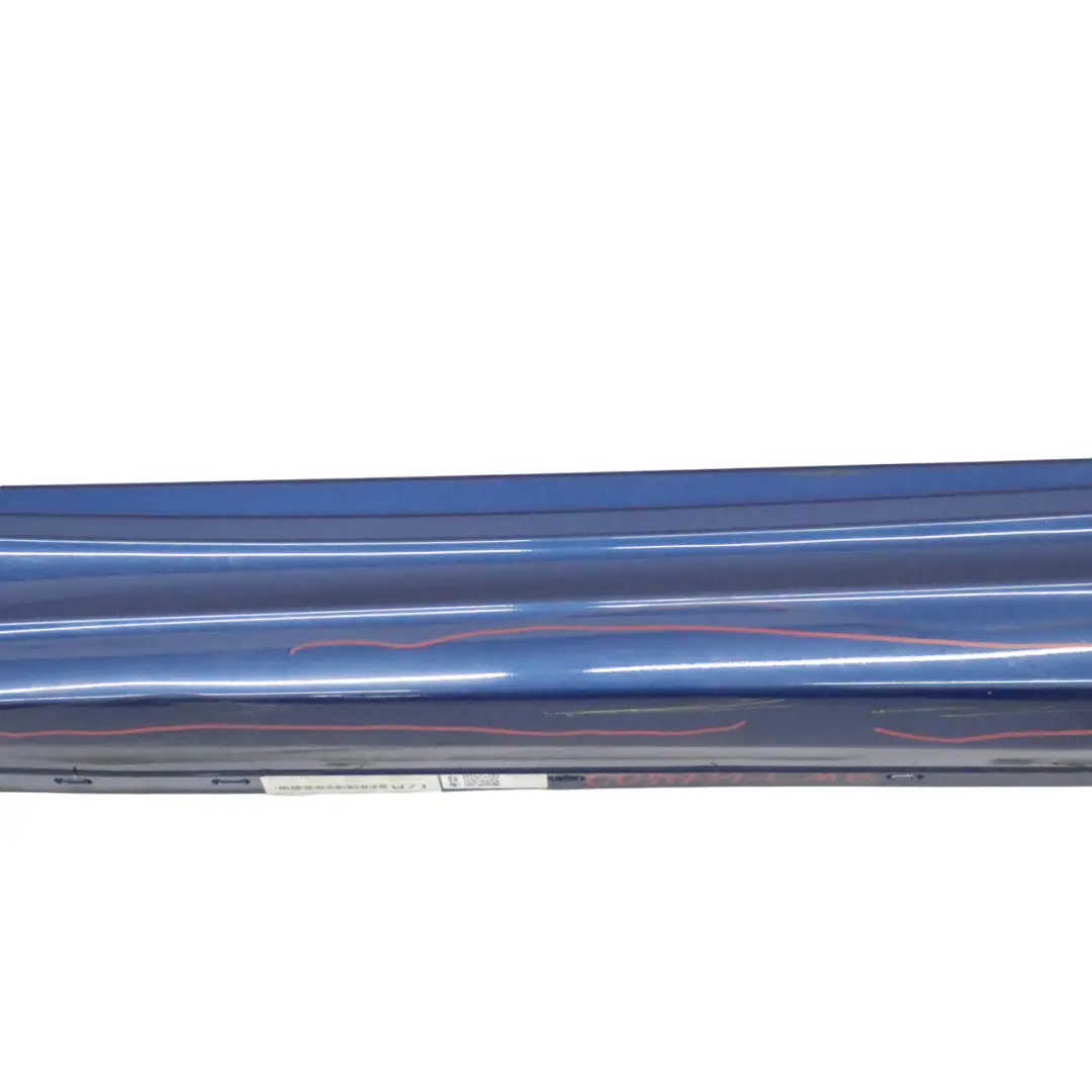 BMW E81 E82 E88 M Sport Listón de umbral Faldon Lateral Le Mans Azul - 381 - SKU 0034731-LMB - Número de pieza 0034731