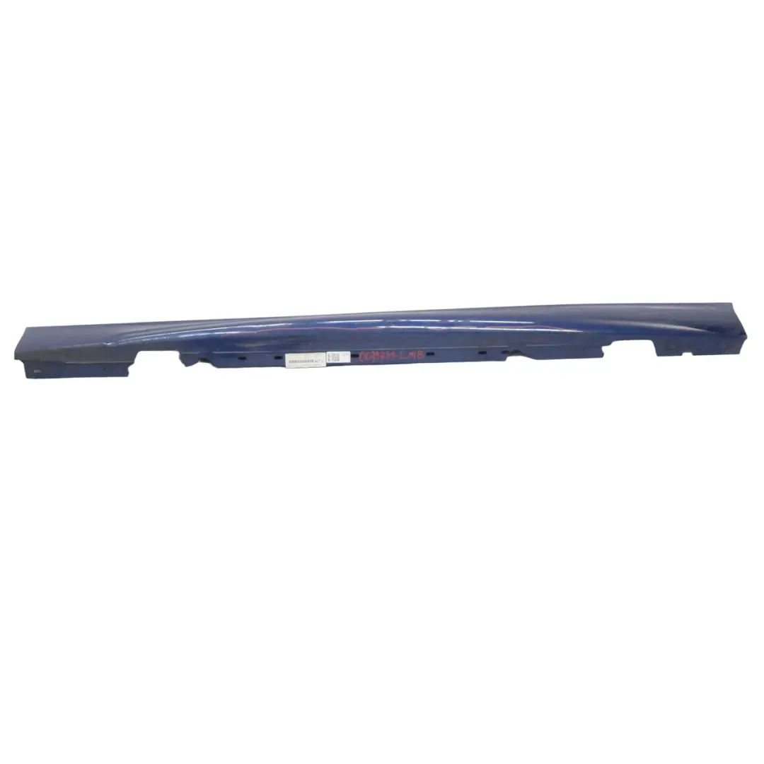 BMW E81 E82 E88 M Sport Listón de umbral Faldon Lateral Le Mans Azul - 381 - SKU 0034731-LMB - Número de pieza 0034731