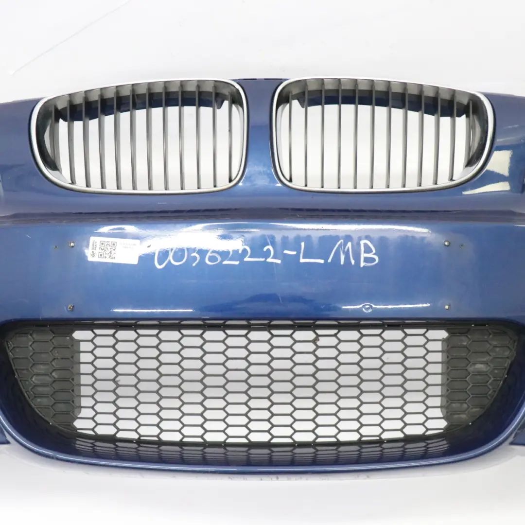 Front Bumper Trim Panel PDC Le Mans Blau Metallic - 381 to BMW E82 E88 M Sport with Part number 0036222 BMW E82 E88 M Sport Front Bumper Trim Panel PDC Le Mans Blau Metallic - 381 - SKU 0036222-LMB - Part number 0036222