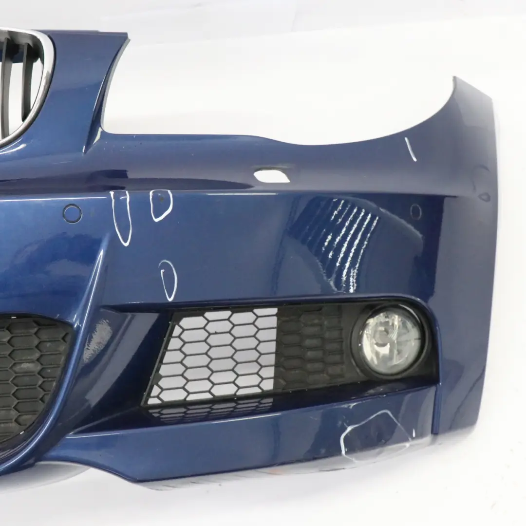 Front Bumper Trim Panel PDC Le Mans Blau Metallic - 381 to BMW E82 E88 M Sport with Part number 0036222 BMW E82 E88 M Sport Front Bumper Trim Panel PDC Le Mans Blau Metallic - 381 - SKU 0036222-LMB - Part number 0036222