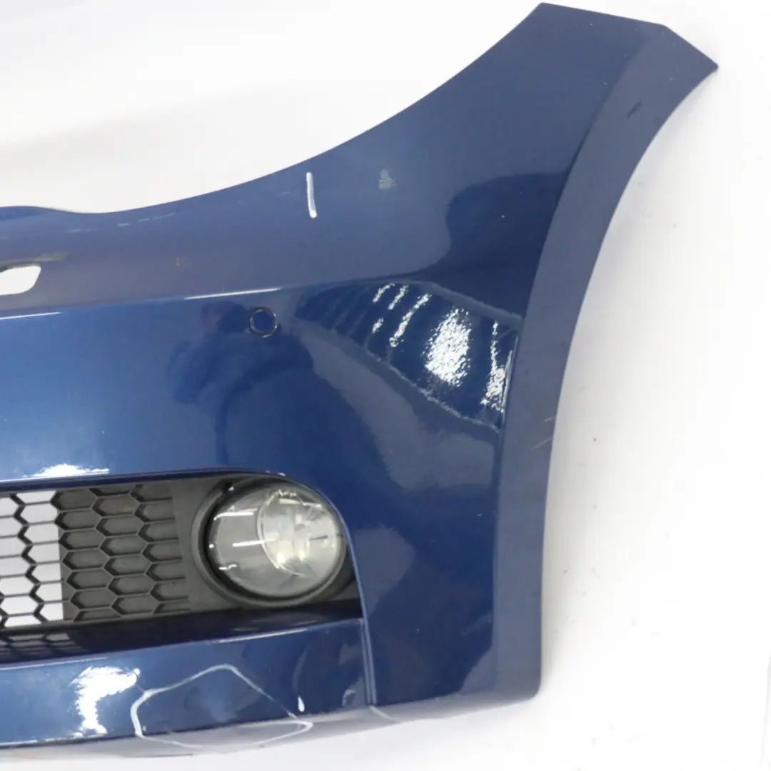 Front Bumper Trim Panel PDC Le Mans Blau Metallic - 381 to BMW E82 E88 M Sport with Part number 0036222 BMW E82 E88 M Sport Front Bumper Trim Panel PDC Le Mans Blau Metallic - 381 - SKU 0036222-LMB - Part number 0036222