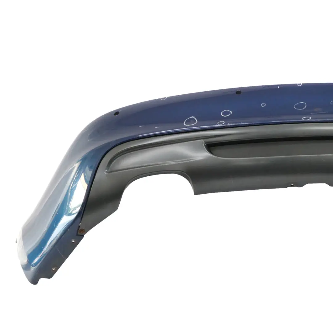 Bumper Trim Panel Le Mans Blue Metallic - 381 to BMW E82 E88 M Sport Rear with Part number 0036311 BMW E82 E88 M Sport Rear Bumper Trim Panel Le Mans Blue Metallic - 381 - SKU 0036311-LMB - Part number 0036311