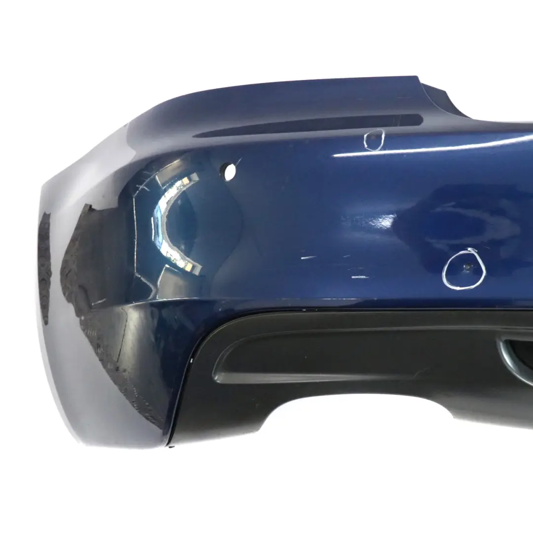 Bumper Trim Panel Le Mans Blue Metallic - 381 to BMW E82 E88 M Sport Rear with Part number 0036311 BMW E82 E88 M Sport Rear Bumper Trim Panel Le Mans Blue Metallic - 381 - SKU 0036311-LMB - Part number 0036311