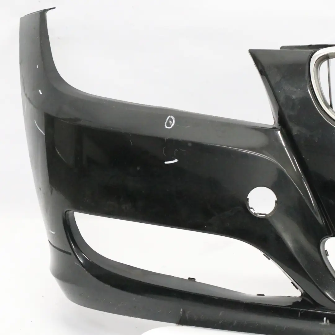 BMW E90 E91 LCI Zderzak Przedni Schwarz 2 Czarny - 668 - SKU 0036837-SCH - Numer Części 0036837