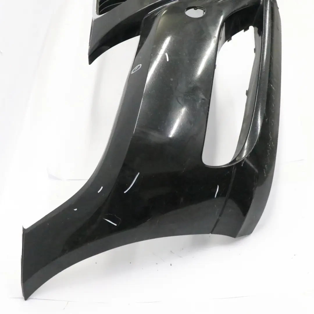 BMW E90 E91 LCI Zderzak Przedni Schwarz 2 Czarny - 668 - SKU 0036837-SCH - Numer Części 0036837