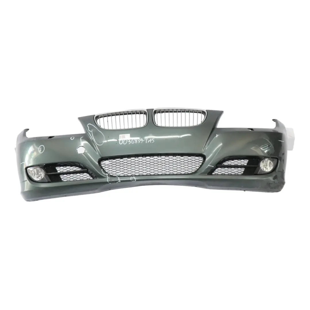 BMW E90 LCI Front Bumper Trim Panel Complete Tasman Green Metallic - A81 - SKU 0036839-TAS - Part number 0036839