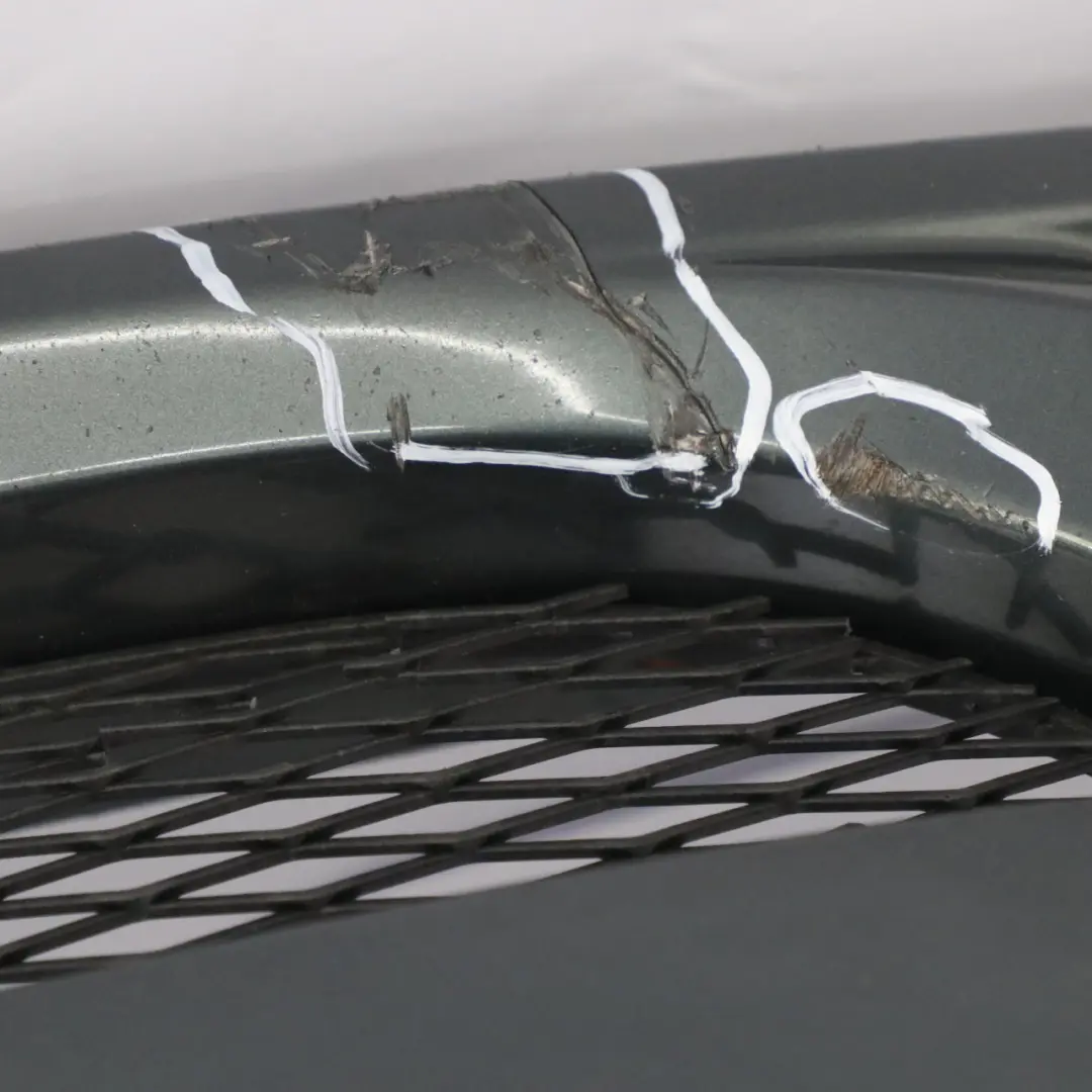 BMW E90 LCI Front Bumper Trim Panel Complete Tasman Green Metallic - A81 - SKU 0036839-TAS - Part number 0036839