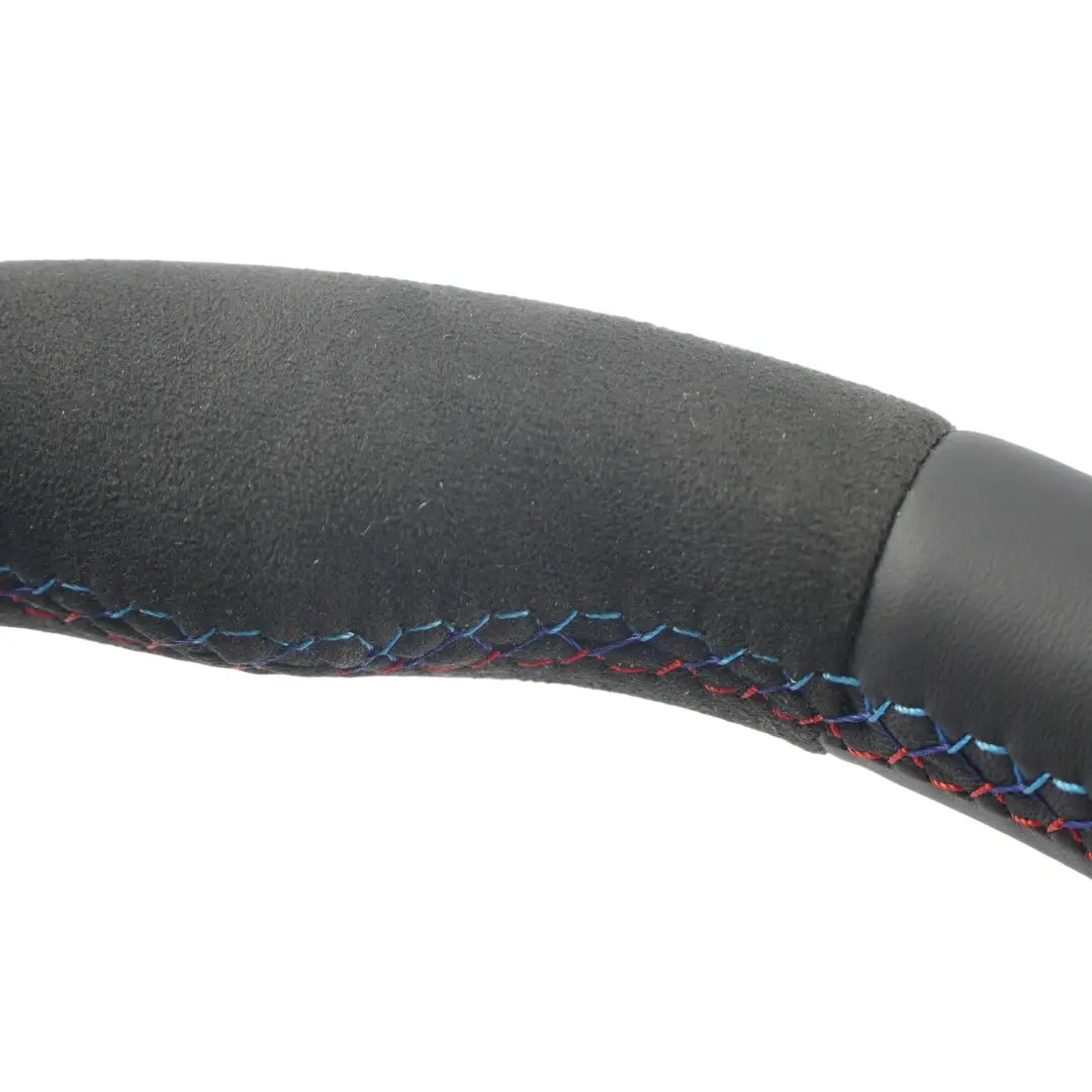 NUEVO Cuero Negro / Alcantara Volante 2 radios Trim para Mini Cooper R50 R52 con número de pieza 0146479 Mini Cooper R50 R52 NUEVO Cuero Negro / Alcantara Volante 2 radios Trim - SKU 0146479-12 - Número de pieza 0146479