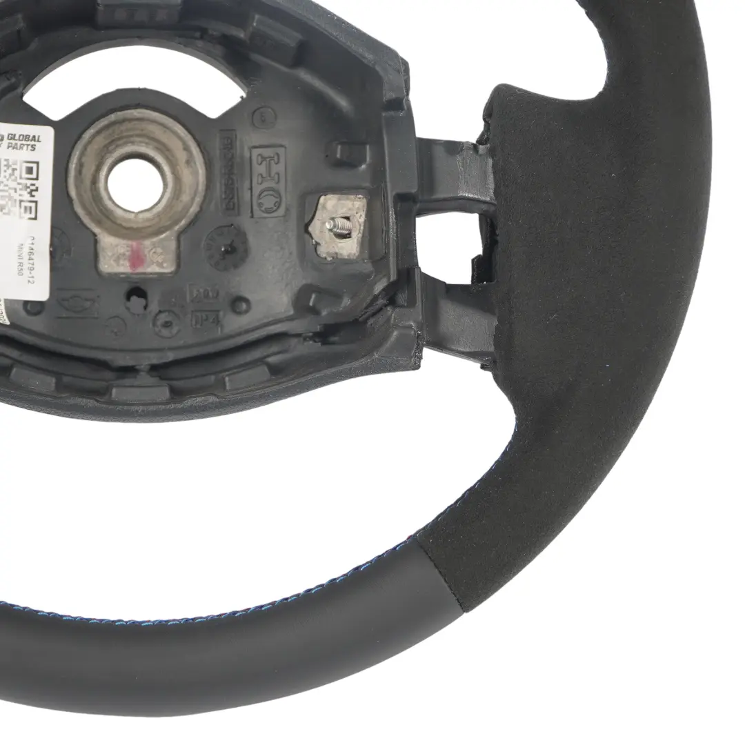 Mini Cooper R50 R52 NOUVEAU Volant 2 branches en cuir noir / Alcantara - SKU 0146479-12 - Numéro de pièce 0146479