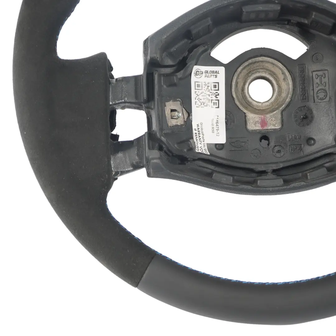 Mini Cooper R50 R52 NOUVEAU Volant 2 branches en cuir noir / Alcantara - SKU 0146479-12 - Numéro de pièce 0146479
