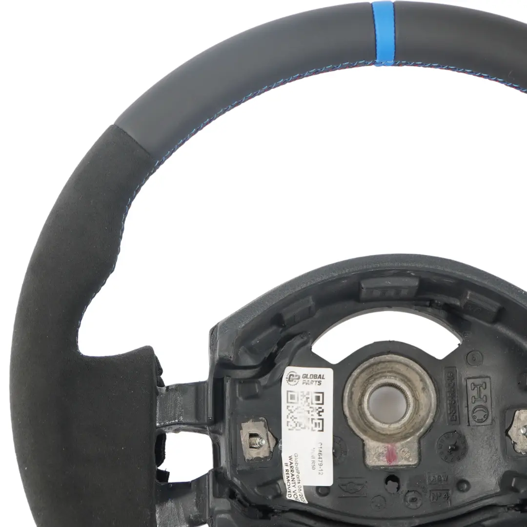 NOUVEAU Volant 2 branches en cuir noir / Alcantara pour Mini Cooper R50 R52 à propos du numéro de pièce 0146479 Mini Cooper R50 R52 NOUVEAU Volant 2 branches en cuir noir / Alcantara - SKU 0146479-12 - Numéro de pièce 0146479