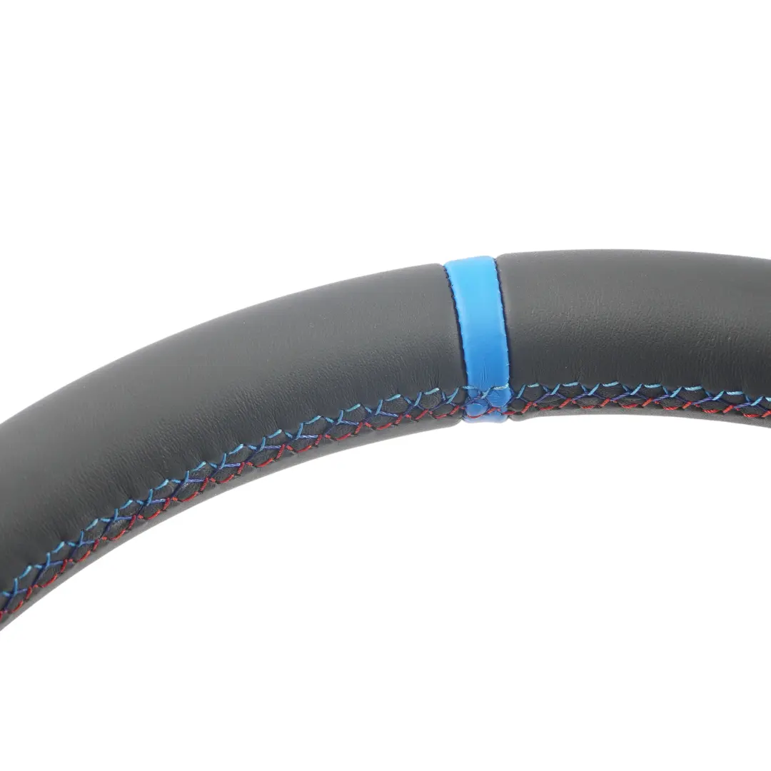 NEU Schwarz Leder / Alcantara Lenkrad 2 Speichen Trim für Mini Cooper R50 R52 mit Teilenummer 0146479 Mini Cooper R50 R52 NEU Schwarz Leder / Alcantara Lenkrad 2 Speichen Trim - SKU 0146479-12 - Teilenummer 0146479