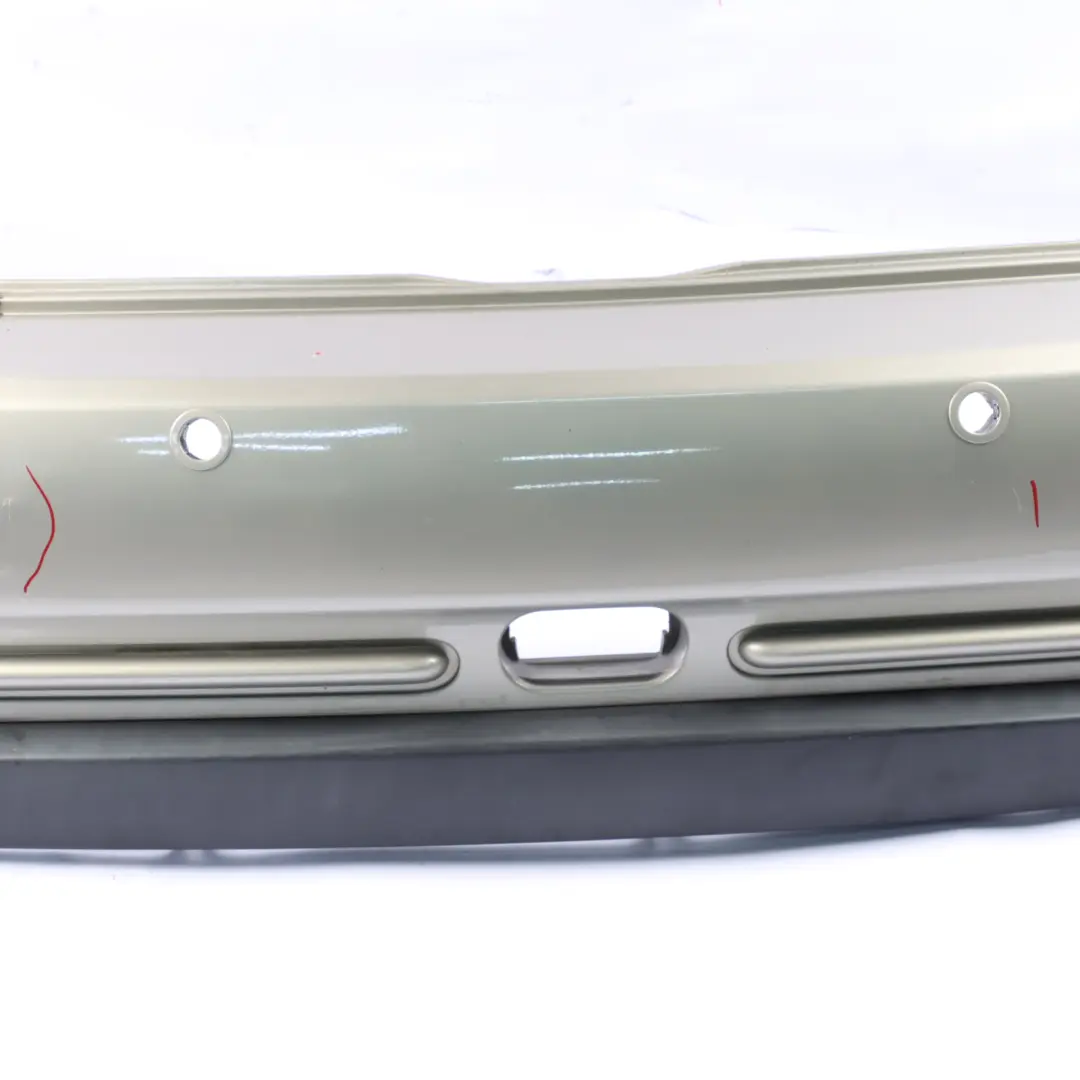 Bumper Rear Panel PDC Cabrio Convertible Sparkling Silver - A60 to Mini R52 with Part number 0309181 Mini R52 Bumper Rear Panel PDC Cabrio Convertible Sparkling Silver - A60 - SKU 0309181-SS - Part number 0309181