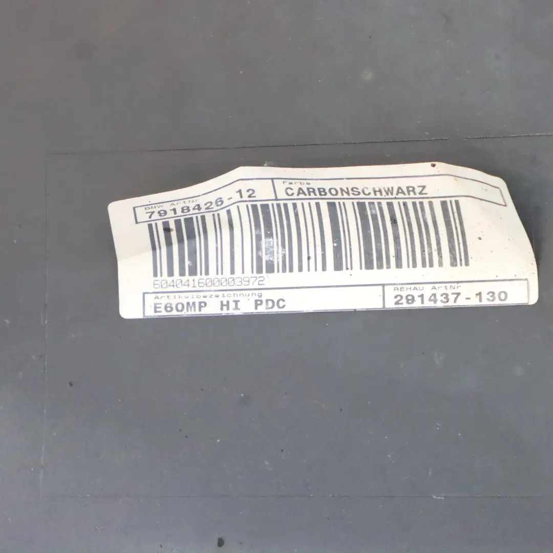  Bumper Rear BMW E60 M Sport Trim Panel PDC Carbonschwarz Carbon Black - 416 - SKU 0394707-CAR13 - Part number 0394707