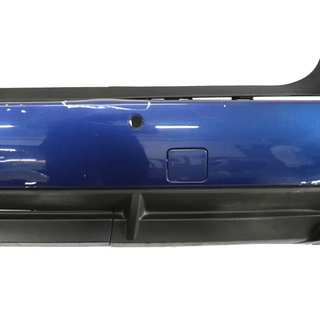 BMW X3 Series E83 LCI Rear Bumper PDC Montegoblau Blue Metallic - A51 - SKU 0420654-MTB - Part number 0420654