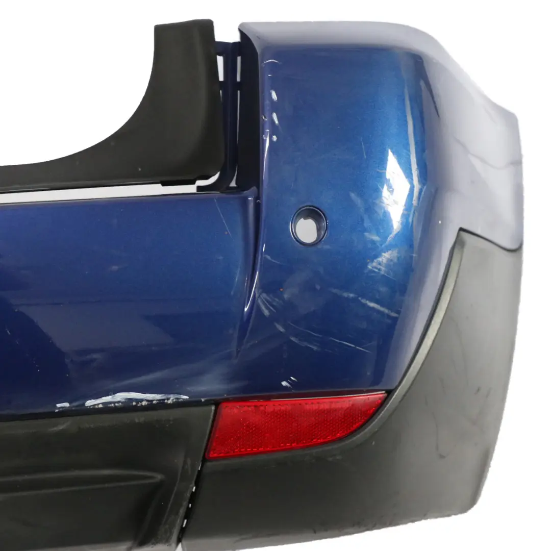 BMW X3 Series E83 LCI Rear Bumper PDC Montegoblau Blue Metallic - A51 - SKU 0420654-MTB - Part number 0420654