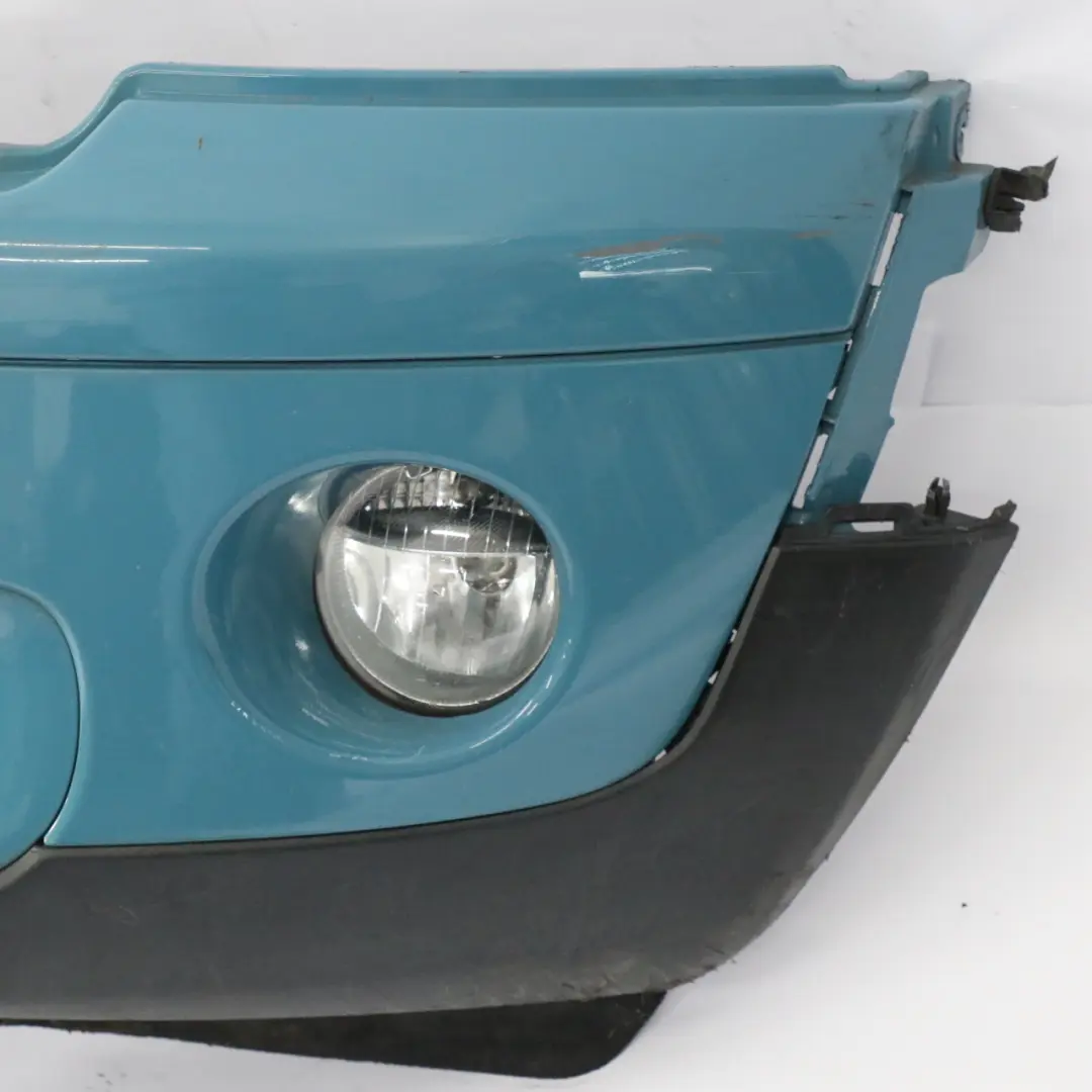 Front Bumper Panel Mini R55 R56 Complete Trim Cover Oxygen Blue - A74 to with Part number 0430221 Front Bumper Panel Mini R55 R56 Complete Trim Cover Oxygen Blue - A74 - SKU 0430221-OXB - Part number 0430221