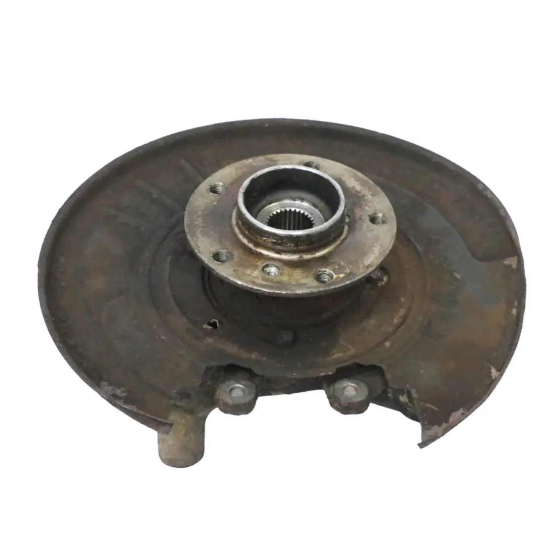 BMW E38 soporte de rueda trasera derecha eje de suspensión cubo - SKU 1090748 - Número de pieza 1090748