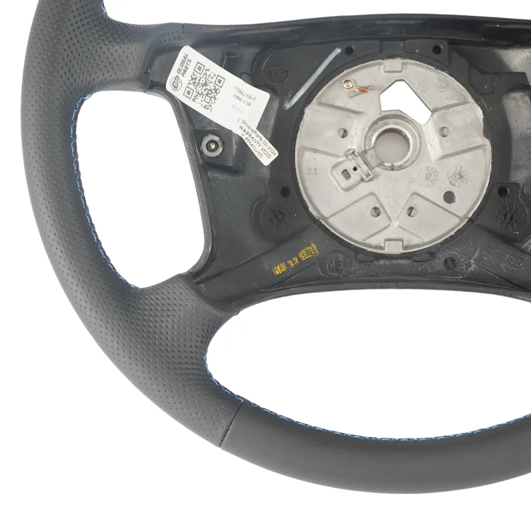 Leather Steering Wheel to BMW E38 E39 NEW BLack with Part number 1094259 BMW E38 E39 NEW BLack Leather Steering Wheel - SKU 1094259-1 - Part number 1094259