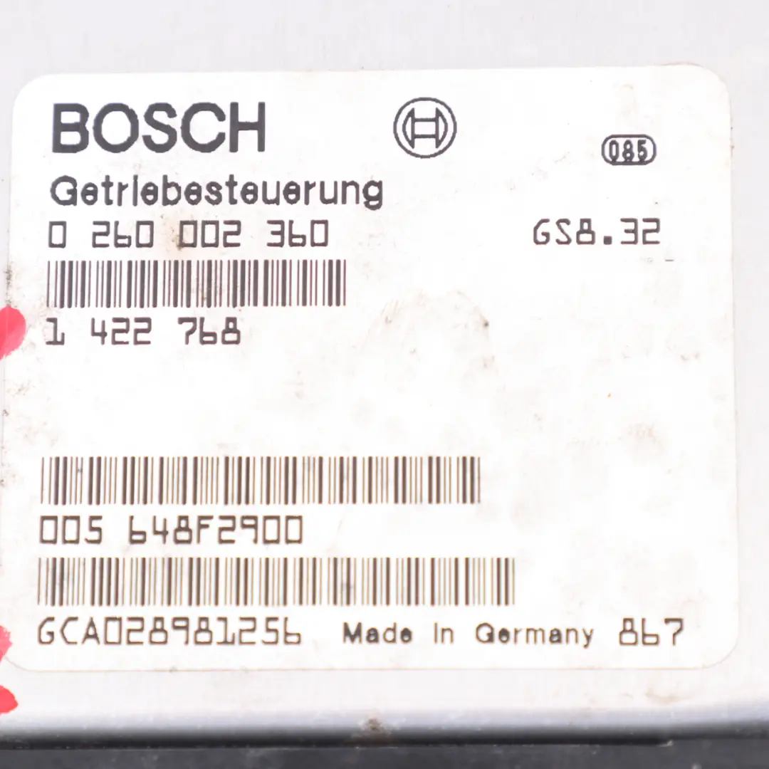 Módulo caja cambios BMW E38 E39 Transmisión automática Unidad básica EGS para con número de pieza 1422768 Módulo caja cambios BMW E38 E39 Transmisión automática Unidad básica EGS - SKU 1422768 - Número de pieza 1422768