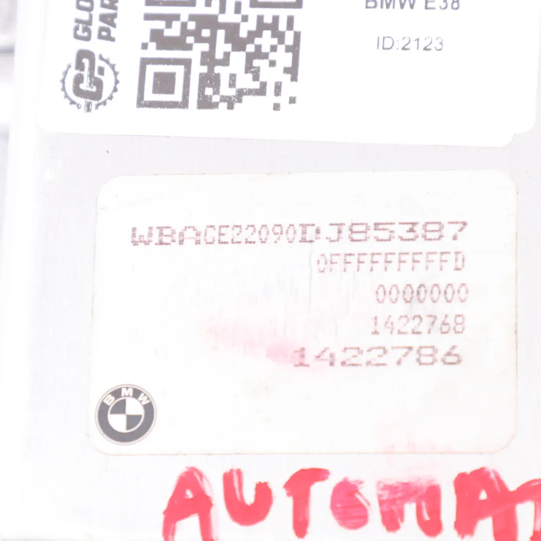 Modulo cambio BMW E38 E39 Trasmissione automatica Unità controllo EGS per con numero di parte 1422768 Modulo cambio BMW E38 E39 Trasmissione automatica Unità controllo EGS - SKU 1422768 - Numero di parte 1422768
