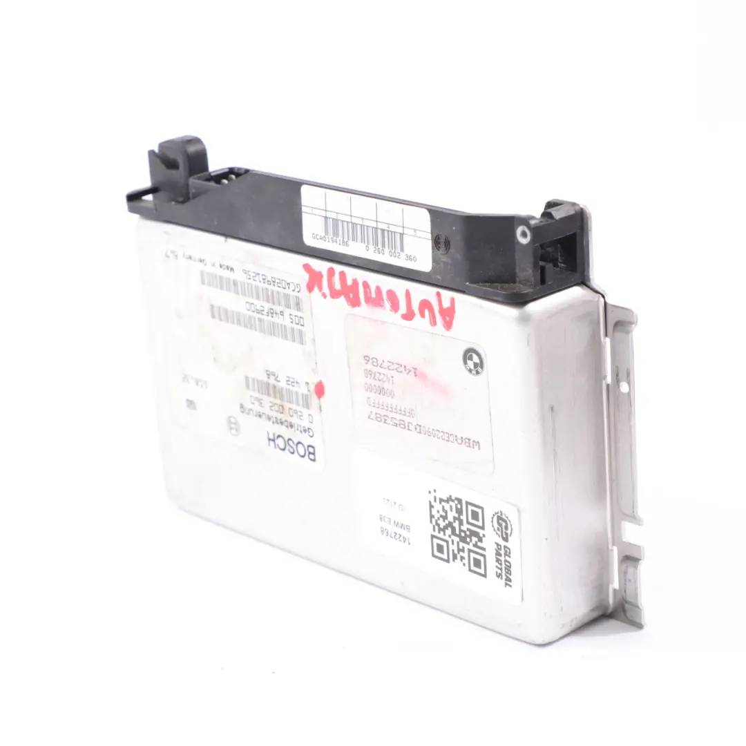 Gearbox Module BMW E38 E39 Automatic Transmission Basic Control Unit EGS to with Part number 1422768 Gearbox Module BMW E38 E39 Automatic Transmission Basic Control Unit EGS - SKU 1422768 - Part number 1422768