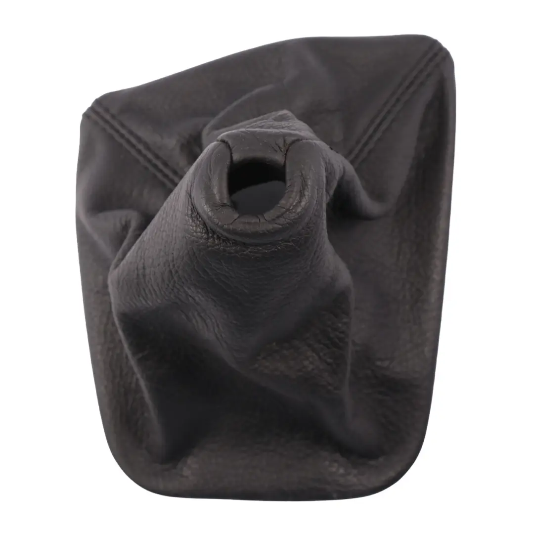 Selector Lever Cover Leather Black Manual Gear to BMW E46 Gear with Part number 1434427 BMW E46 Gear Selector Lever Cover Leather Black Manual Gear - SKU 1434427 - Part number 1434427