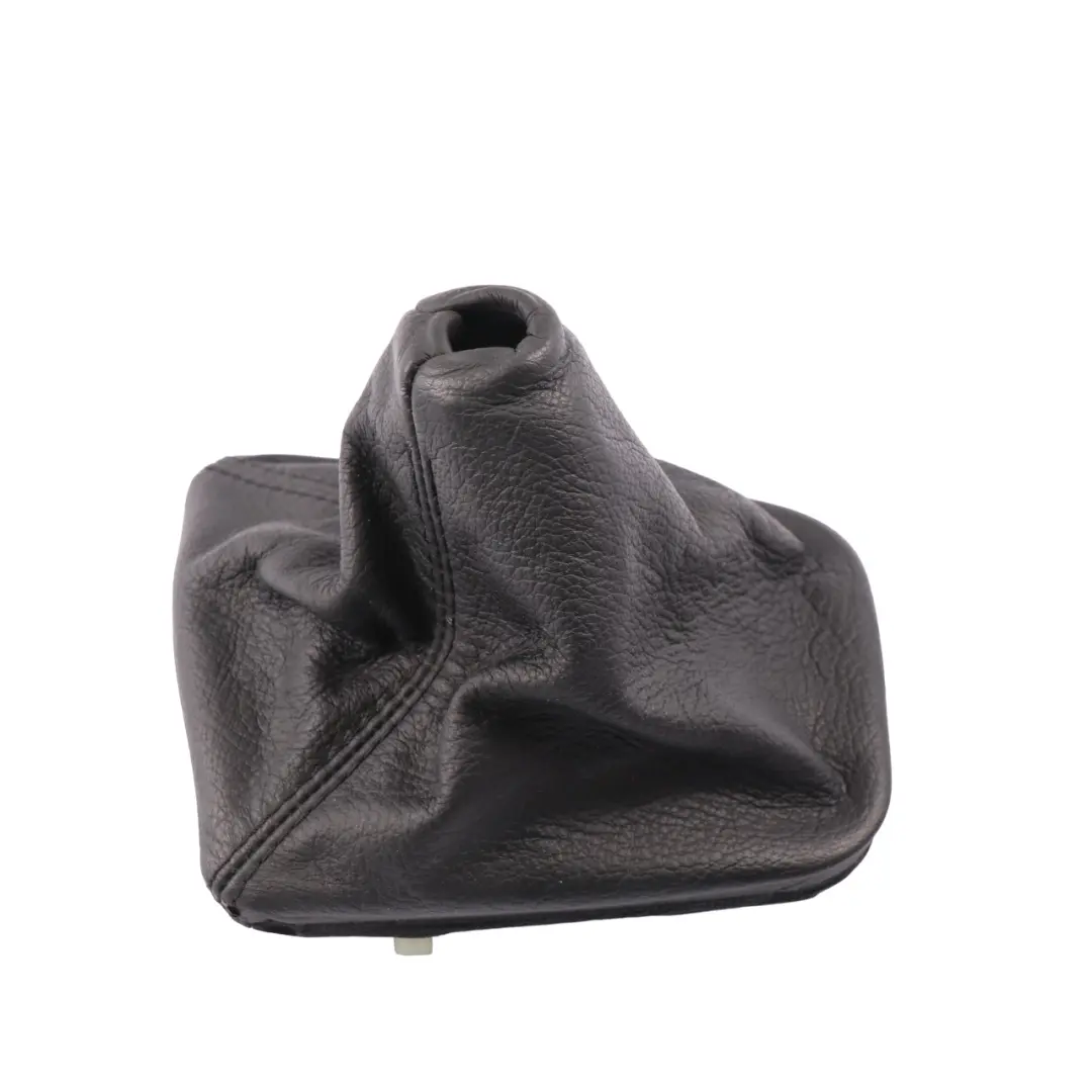 Selector Lever Cover Leather Black Manual Gear to BMW E46 Gear with Part number 1434427 BMW E46 Gear Selector Lever Cover Leather Black Manual Gear - SKU 1434427 - Part number 1434427