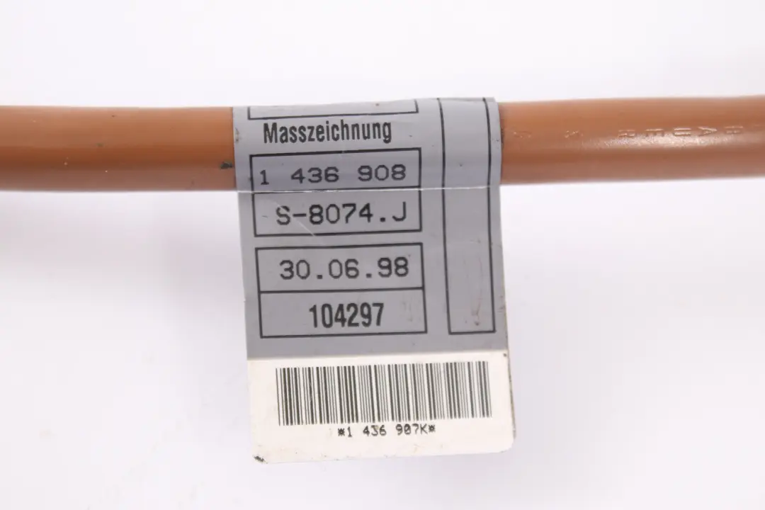 BMW E38 Erdungskabel Batterie Motor Elektrische Kabel Verdrahtung - SKU 1436907 - Teilenummer 1436907