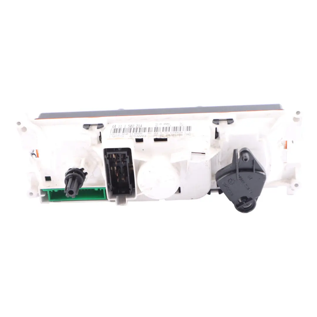 Panel Mini Cooper R50 R52 R53 Heater A/C Blower Control Panel to AC with Part number 1502212 AC Panel Mini Cooper R50 R52 R53 Heater A/C Blower Control Panel - SKU 1502212-1 - Part number 1502212