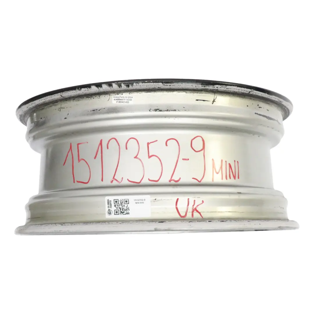 Mini Cooper R50 R53 R55 R56 R57 Black Wheel Alloy Rim 17" ET:48 7J S-Spoke 85 - SKU 1512352-9 - Part number 1512352