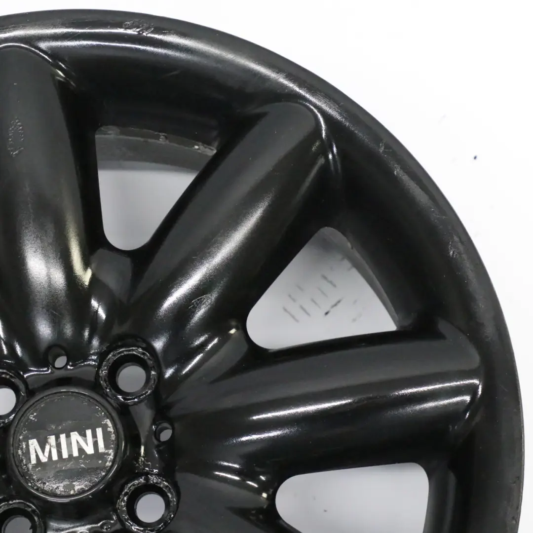 Mini Cooper R50 R53 R55 R56 R57 Black Wheel Alloy Rim 17" ET:48 7J S-Spoke 85 - SKU 1512352-9 - Part number 1512352