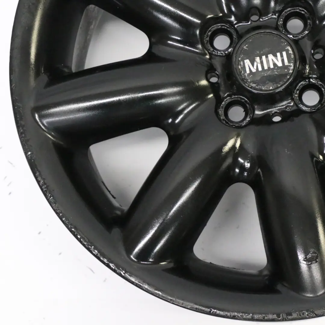 Mini Cooper R50 R53 R55 R56 R57 Black Wheel Alloy Rim 17" ET:48 7J S-Spoke 85 - SKU 1512352-9 - Part number 1512352