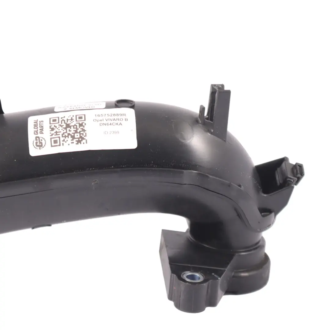 Tuyau d'admission d'air Renault Trafic Opel Vivaro 1.6 Diesel turbo pour à propos du numéro de pièce 165752889R Tuyau d'admission d'air Renault Trafic Opel Vivaro 1.6 Diesel turbo - SKU 165752889R - Numéro de pièce 165752889R