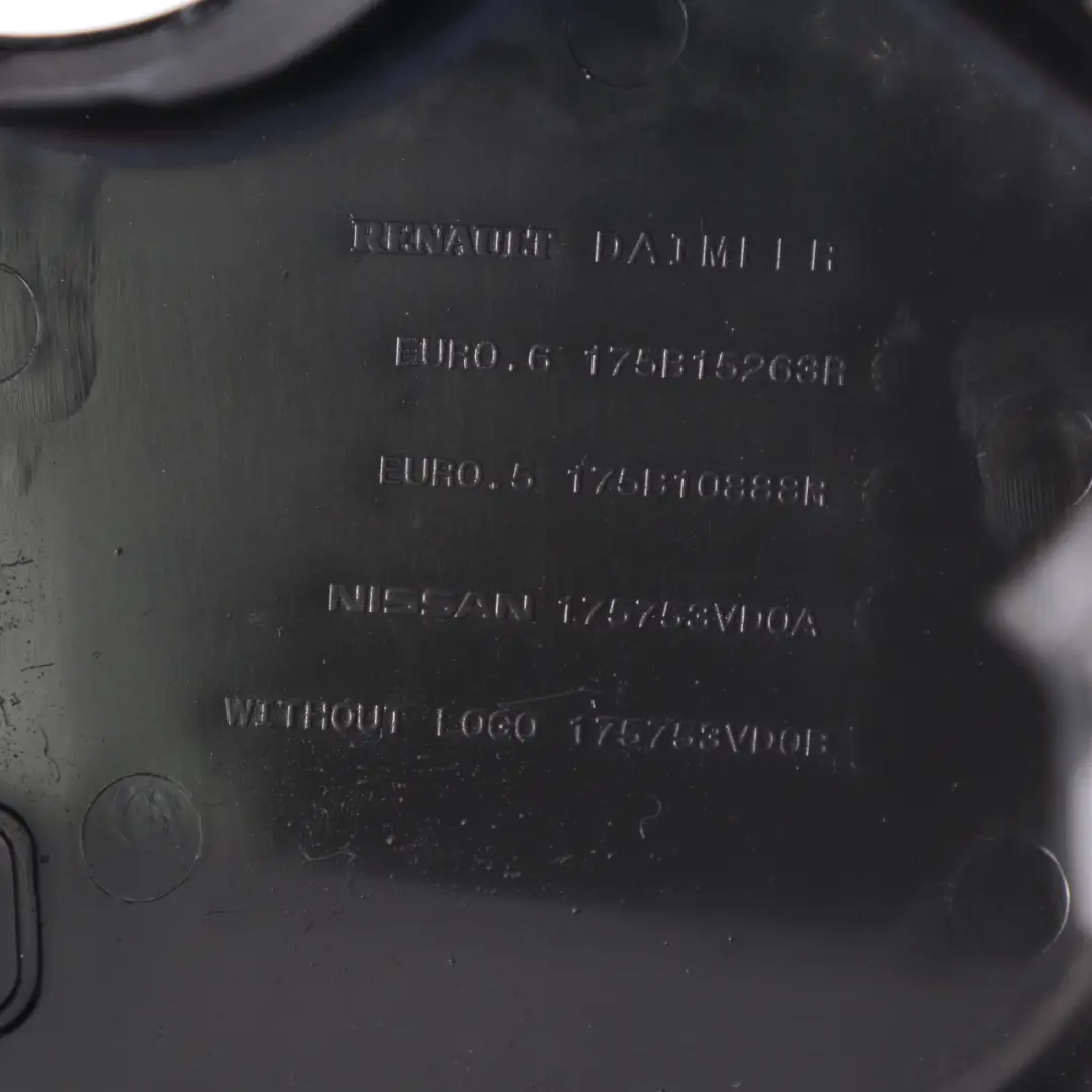 Injector Top Panel to Engine Cover Nissan Qashqai Renault Captur 1.5 dCi with Part number 175B10994R Engine Cover Nissan Qashqai Renault Captur 1.5 dCi Injector Top Panel - SKU 175B10994R - Part number 175B10994R