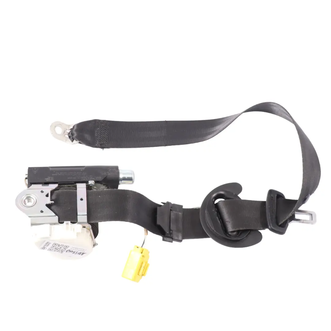 VW Volkswagen Passat B6 Ceinture sécurité arrière droite Noir - SKU 193857737A-1 - Numéro de pièce 193857737a