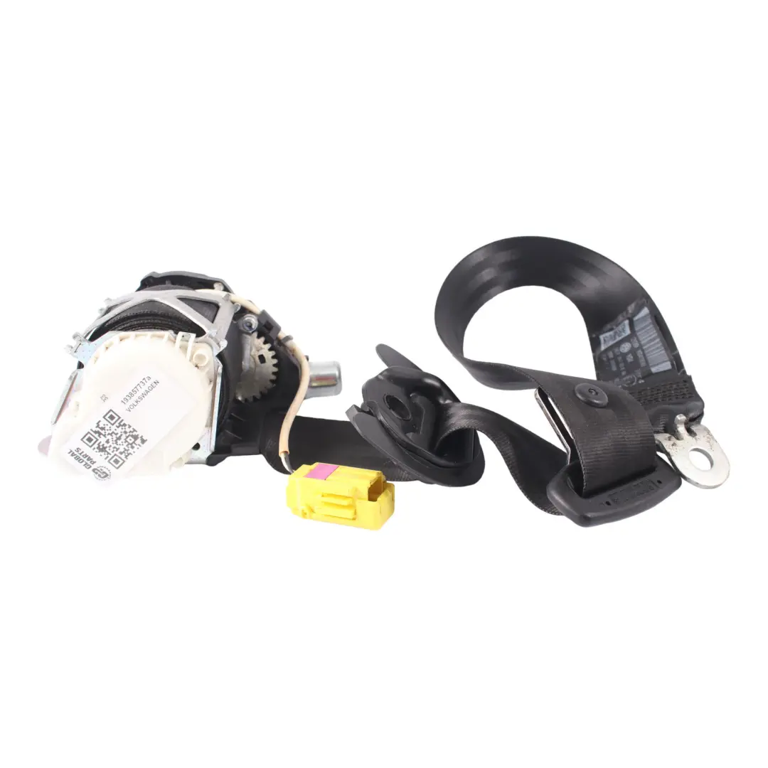 Belt Right O/S Seatbelt Black to VW Volkswagen Passat B6 Rear Seat with Part number 193857737A VW Volkswagen Passat B6 Rear Seat Belt Right O/S Seatbelt Black - SKU 193857737A - Part number 193857737A
