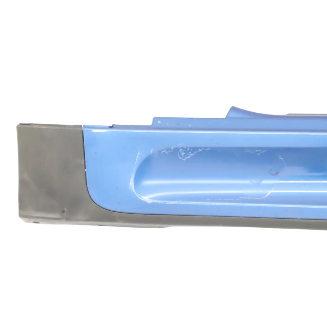 Mini R56 R57 JCW Left Door N/S Sill Skirt Side Trim Lightning Blue Metallic A63 - SKU 2156417-LB - Part number 2156417