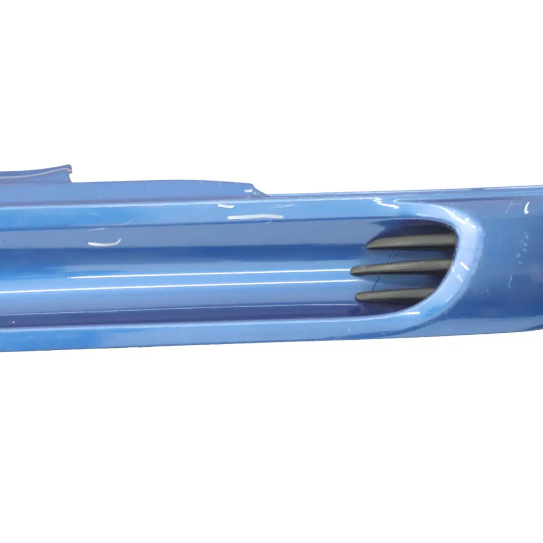 Left Door N/S Sill Skirt Side Trim Lightning Blue Metallic A63 to Mini R56 R57 JCW with Part number 2156417 Mini R56 R57 JCW Left Door N/S Sill Skirt Side Trim Lightning Blue Metallic A63 - SKU 2156417-LB - Part number 2156417