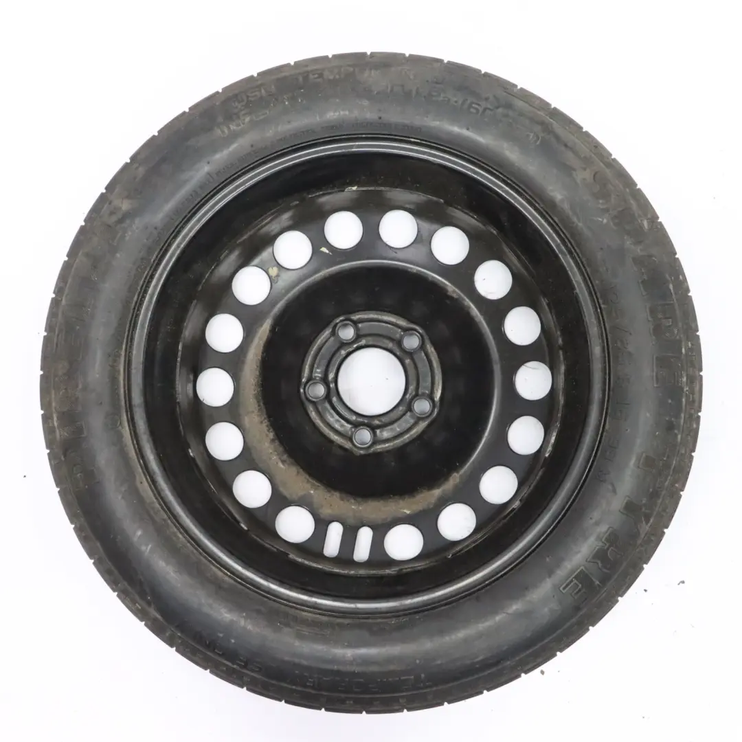 Roue de secours Saab 9-3 Roue Acier R16 4J ET:41 Pirelli 125/85 pour à propos du numéro de pièce 2160132 Roue de secours Saab 9-3 Roue Acier R16 4J ET:41 Pirelli 125/85 - SKU 2160132-2 - Numéro de pièce 2160132