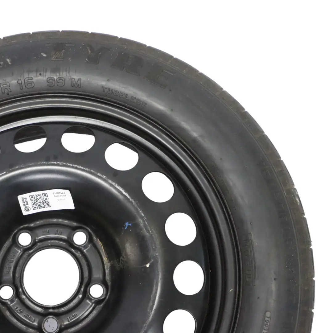  Spare Wheel Saab 9-3 Wheel Steel R16 4J ET:41 Pirelli 125/85 - SKU 2160132-2 - Part number 2160132