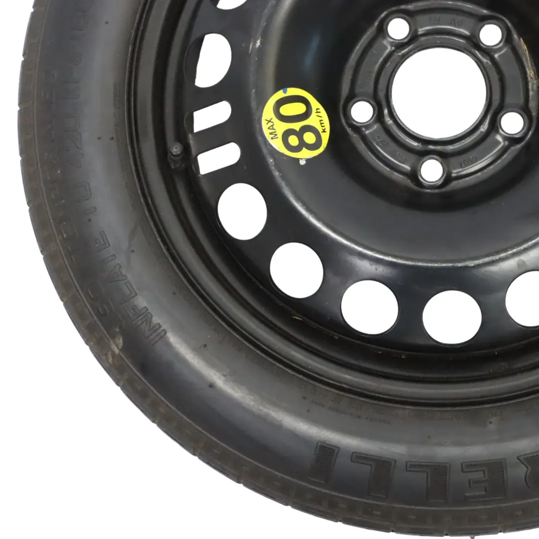  Roue de secours Saab 9-3 Roue Acier R16 4J ET:41 Pirelli 125/85 2160132 - SKU 2160132-2 - Numéro de pièce 2160132-2