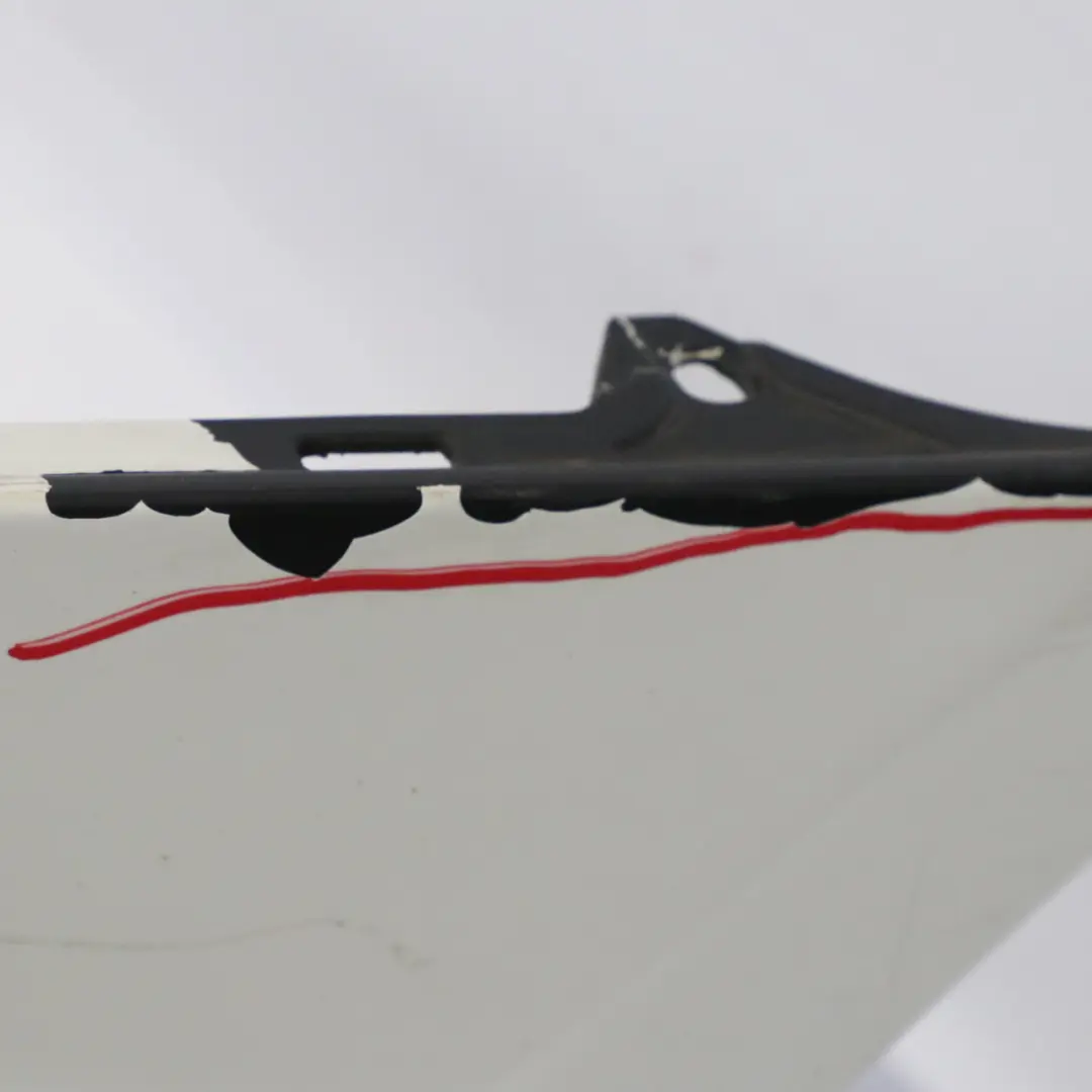 BMW F10 Rear Bumper Panel M Sport PDC Covering Alpinweiss Alpine White - 300 - SKU 2223018-AW - Part number 2223018