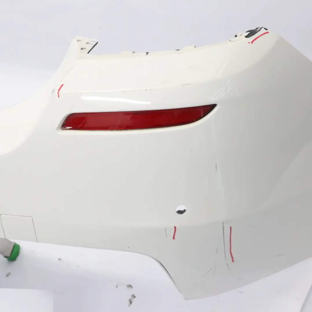BMW F10 Rear Bumper Panel M Sport PDC Covering Alpinweiss Alpine White - 300 - SKU 2223018-AW - Part number 2223018